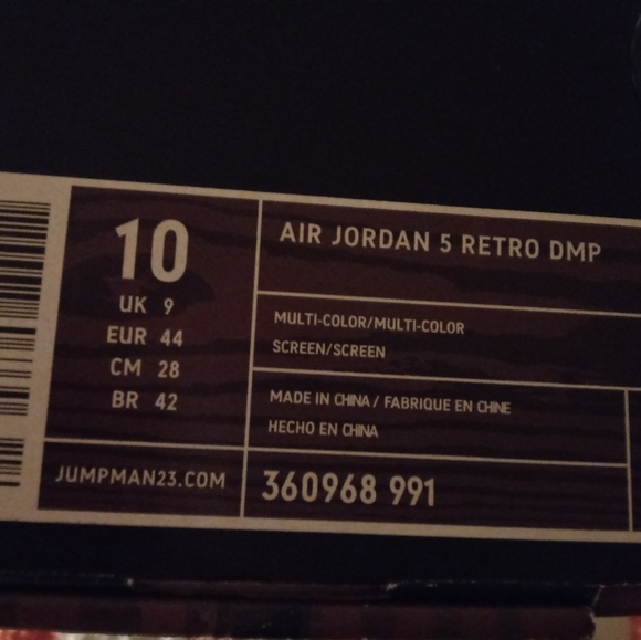 JORDAN RETRO 5 DMP RAGING BULL PACK - Picture 8 of 8